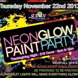 Neon "Glow" Paint Party: Main Image