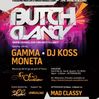 Butch Clancy @ Kingdom: Main Image