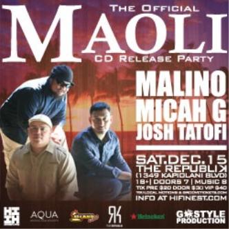 Maoli CD Release Party: Main Image