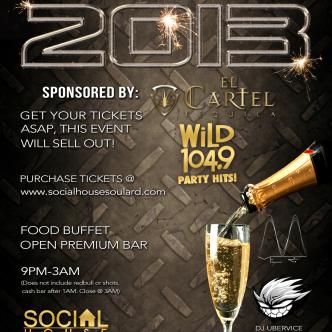 Social House NYE 2013: Main Image