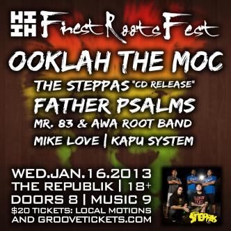 Hawaii's Finest Roots Fest: Main Image