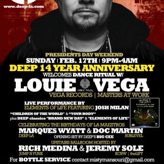 DEEP - LA 14 YEAR ANNIVERSARY: Main Image