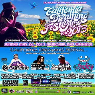 CALIFORNIA DREAMING FESTIVAL: Main Image