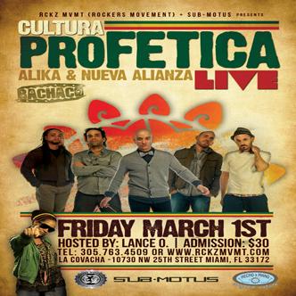 Cultura Profetica + Alika Live: Main Image