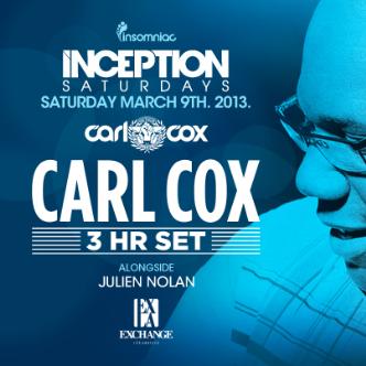 Inception ft. Carl Cox: Main Image