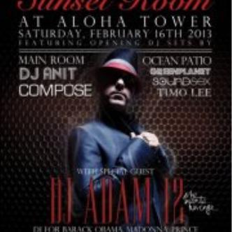 Sunset Room With DJ ADAM 12: Main Image