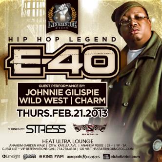 Influence Thursdays with E-40: Main Image