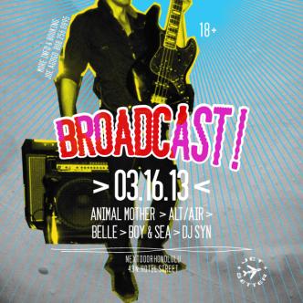 Broadcast 3.16.13 - Alt/Air: Main Image