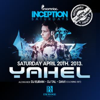 Inception presents Yahel: Main Image