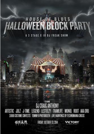 HOB Halloween Block Party 2014