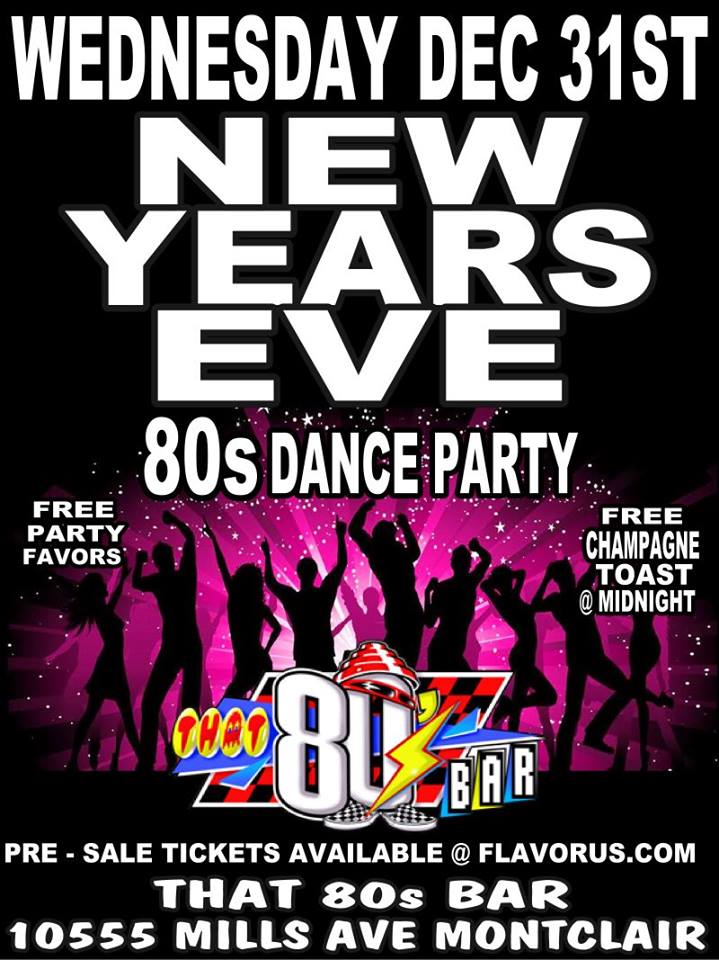 80s New Years Eve Dance Party Main Image 