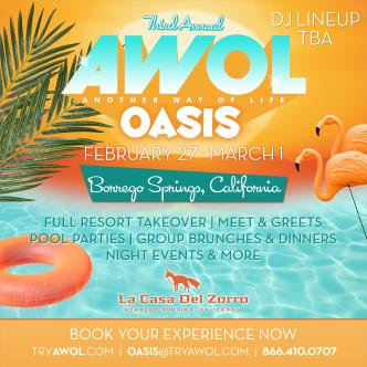AWOL Oasis - 3 Person Packages-img
